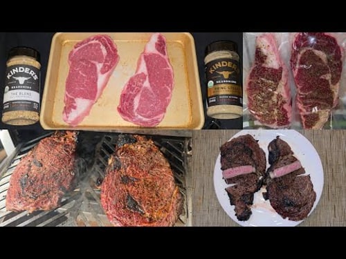 Costco Sale Item Review Kinder's Prime Steak with Black Garlic and Truffle Seasoning Taste Test