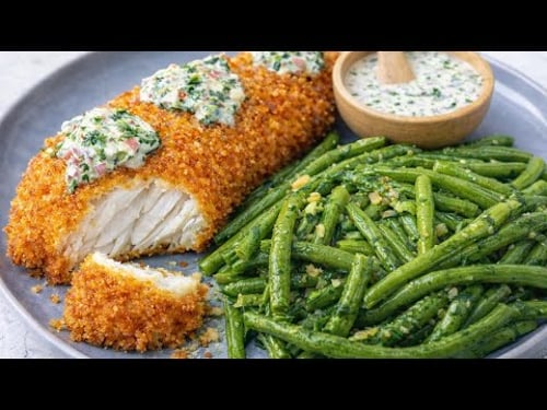 Once You Try This Crispy White Fish with Sautéed Green Beans, You’ll Never Make It Any Other Way