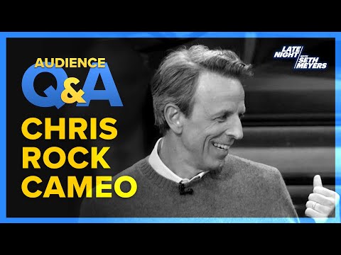 Late Night with Seth Meyers Audience Q&A: Chris Rock Cameo