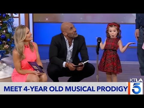 Angelica Nero, 4 year old musical prodigy on KTLA 5 News