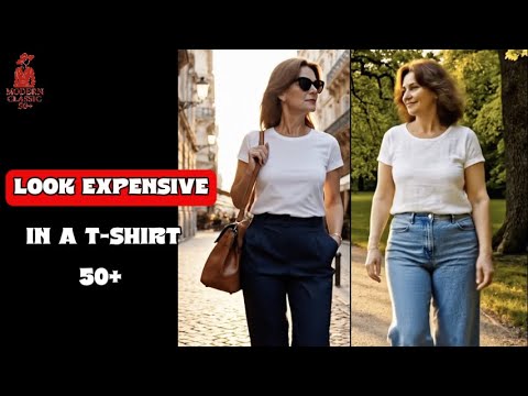 7 Genius T-Shirt Styling Hacks to Look 10x More Expensive Over 50