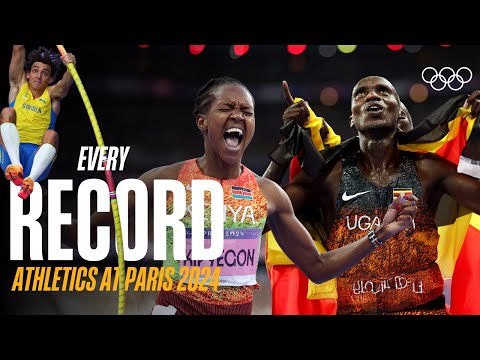 ๐ฅ EVERY ATHLETICS RECORD at #Paris2024 | Top Moments