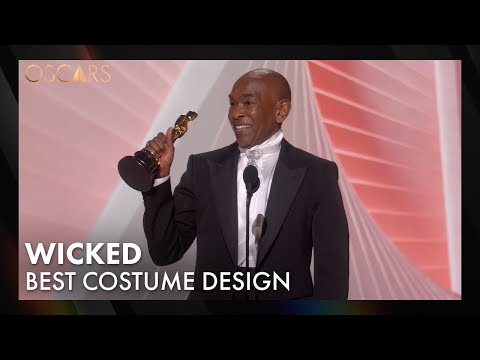 'Wicked' Wins Best Costume Design | 97th Oscars Speech (2025)