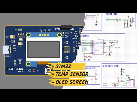 STM32F030 Custom Evaluation Board | USB-C + Temp Sensor + I²C OLED Design (EP1)