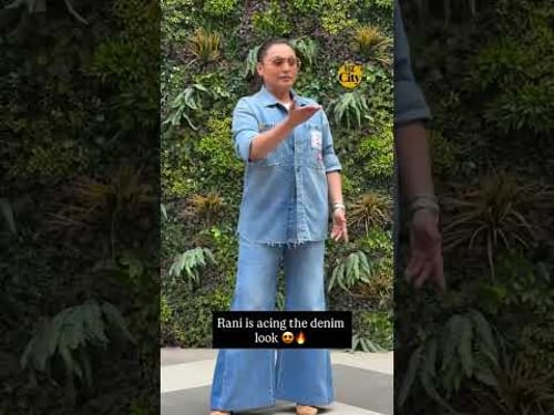 Rani Mukerji looks stunning in an all denim look 😍🔥