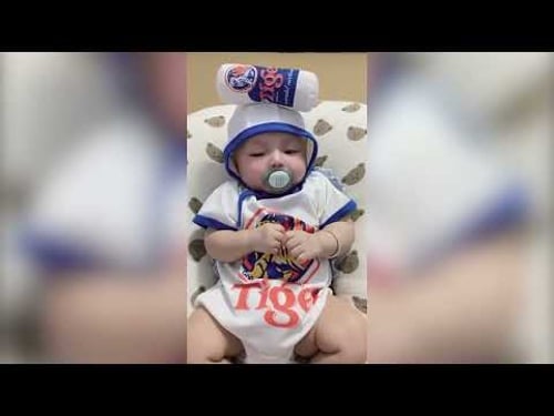 Cutest Baby Rocking a 'Tiger Beer' Outfit | Adorable Baby Style! π―π