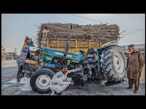 Pakistani Tractor Broken Meddled Rebuilt with Scrapyard Parts Amazing Skills
