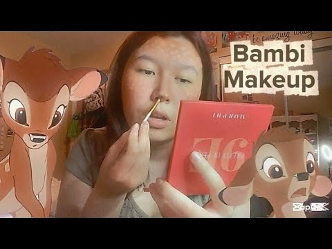 The Viral Bambi Makeup🦌| Trust the process...