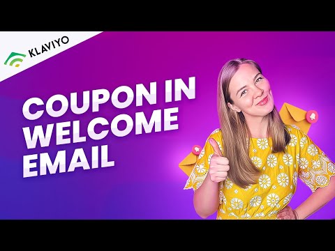 How to send a discount code in a welcome email | Klaviyo and Shopify