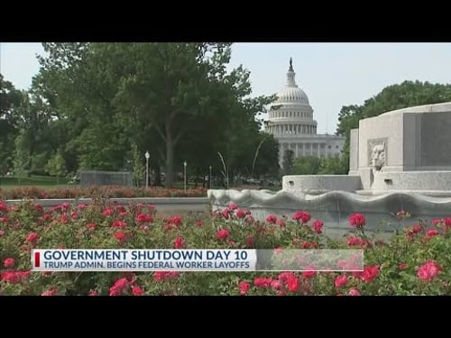 Federal workers let go from jobs as shutdown continues for 10th day