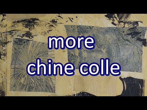 More chine colle