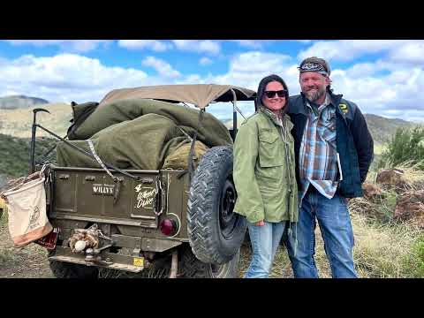 Day 3 of The Go Devil Run 2024. Flat Fendering stock Willys (and 1 Ford) Jeeps in Arizona