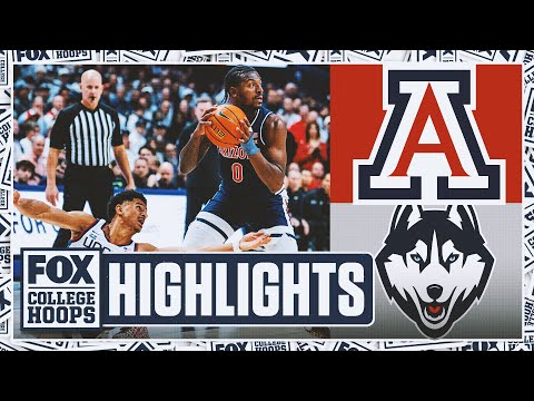 No. 4 Arizona Wildcats vs. No. 3 UConn Huskies Highlights | FOX College Hoops