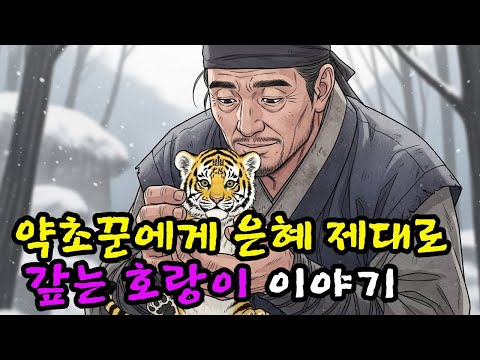 약초꾼에게 은혜 제대로 갚는 호랑이 이야기 | 야담 · 전설 · 민담 · 옛날이야기 · 설화
