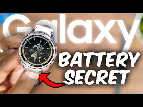 DO THIS RIGHT NOW! Samsung Galaxy Watch 6 Classic Battery Life TIPS & TRICKS!