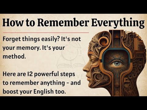 How to Remember Everything - Boost Your Memory || Graded Reader || Improve Your English ✅️