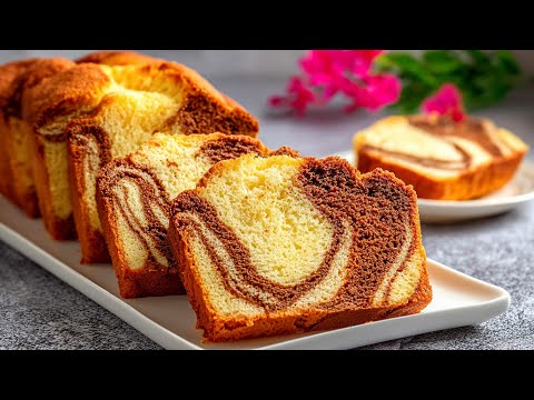 10-Spoon Zebra Coffee Cake that melts in your mouth! Impress everyone with this Amazing cake!