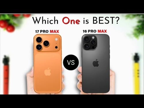 iPhone 17 Pro Max Vs iPhone 16 Pro Max | Full Comparison 🔥