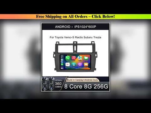 7" Car Radio Carplay For Toyota Verso-S Ractis Subaru Trezia Navigation GPS Android Auto