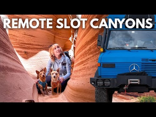 Unimog Truck Camping in the Desert | Discovering the Hidden World of Utah's Slot Canyons