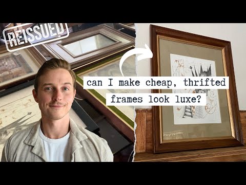 Game-changing framing hacks for thrifted frames!