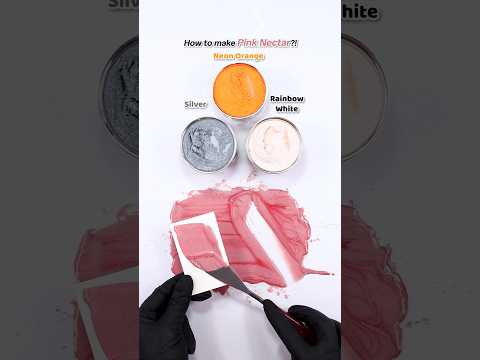 How to make Nectar Pink?!🎨 #colormixing #odlysatisfying #colortheory