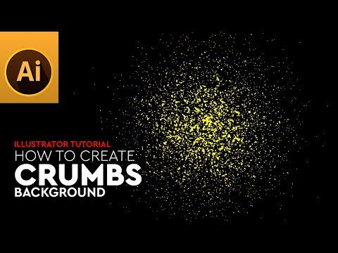 How to Create Crumbs Abstract Background Design in Adobe Illustrator
