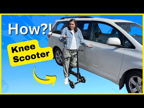 Getting in the Car with a Knee Scooter & Crutches: Simple Steps from an OT