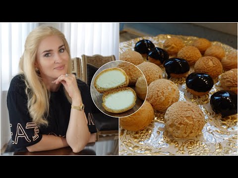 Amazing Choux Pastries from Oksana Levy - an unusual baking method - you'll get them right the fi...
