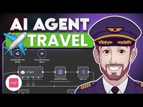 I Built an AI Travel Agent to Automate my Flights with n8n (NO CODE)