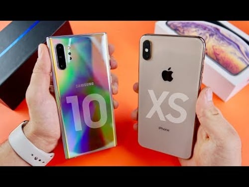 Samsung Galaxy Note 10 Plus vs iPhone XS Max Speed Test & Camera Comparison