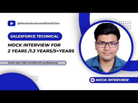 Salesforce Technical Mock Interview for 2 years /1.3 years/5+years