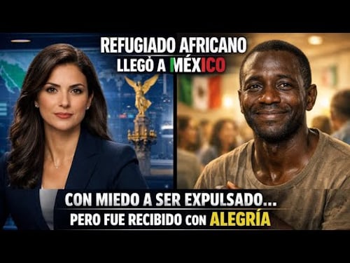 Refugiado africano llegó a México con miedo a ser expulsado, pero fue recibido con alegría