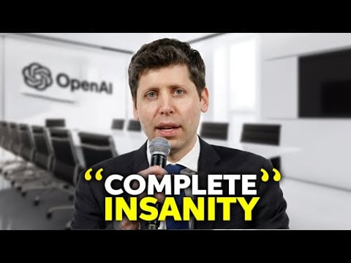 Sam Altman Breaks Silence On The AI Chaos