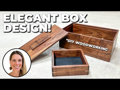 How To Resaw Wood To Make a Box with Seamless Grain Wrap // DIY Woodworking