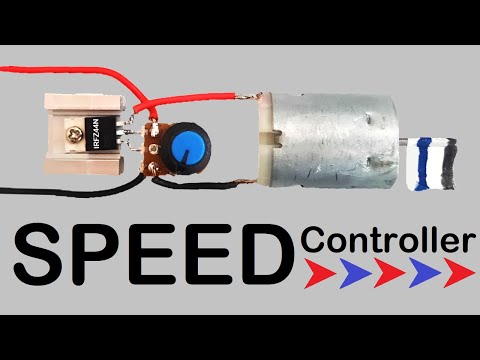 Simple DC Motor Speed Controller Circuit