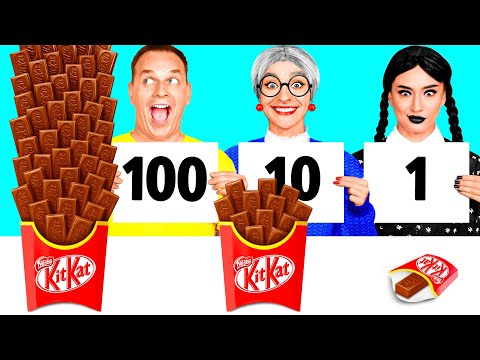 100 Layers of Food Challenge | Epic Food Battle by GoFun Challenge