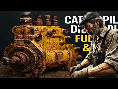 Amazing Repairing Process of The Caterpillar Diesel Pump | Disassembly Step By Step & Fixing Process