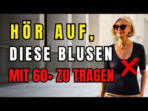 Diese 7 Blusen-Fehler machen älter – hör sofort damit auf!