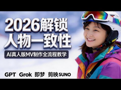 2026独创解锁人物一致性| AI 真人版 MV 制作全流程详细教学