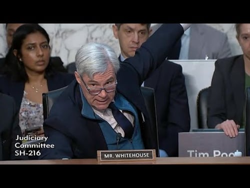 Sen. Whitehouse Exposes Kash Patel's Disqualifying Conduct and Character