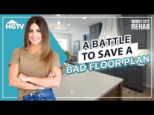 Unveiling Spectacular Floor Plan Makeover | Windy City Rehab | HGTV
