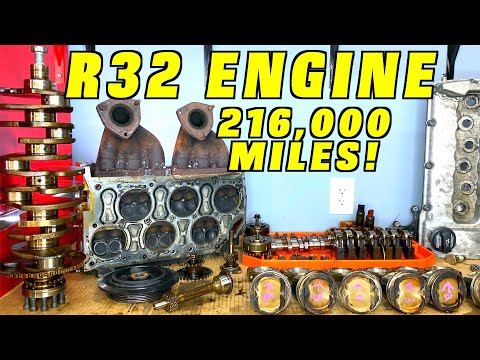216,000 Mile R32 Engine Teardown and Inspection