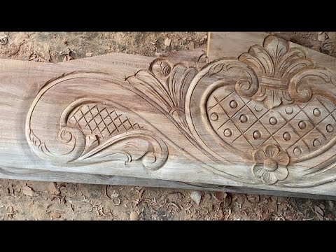 Beautiful and amazing Wood carving palang//