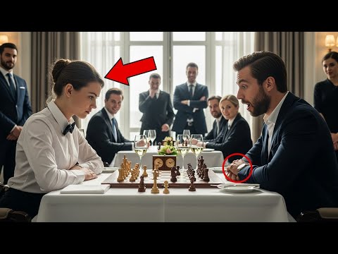 Milliardär spielt Schach mit Kellnerin – ahnt nicht, dass sie ein Genie ist.