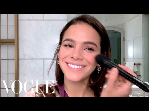 Blue Beetle Star Bruna Marquezine's Guide to Brazilian Glow in the Winter | Beauty Secrets | Vogue