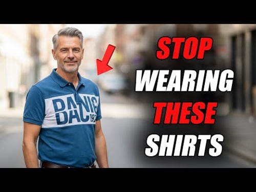 Stop Wearing These Shirts: 5 Mistakes Aging You (And How To Fix Them)