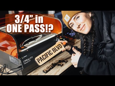 TESTING THE LIMITS of the NEW CREALITY FALCON2 PRO LASER ENGRAVER #creality #laser #diy