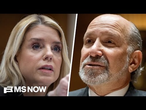 Pam Bondi and Howard Lutnick 'should resign' over Epstein: Top Oversight Dem