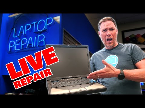 This 23 Year Old Laptop Was Mailed-In For Repair- Can I Fix It LIVE?